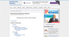 Desktop Screenshot of gramaticaparaconcursos.com